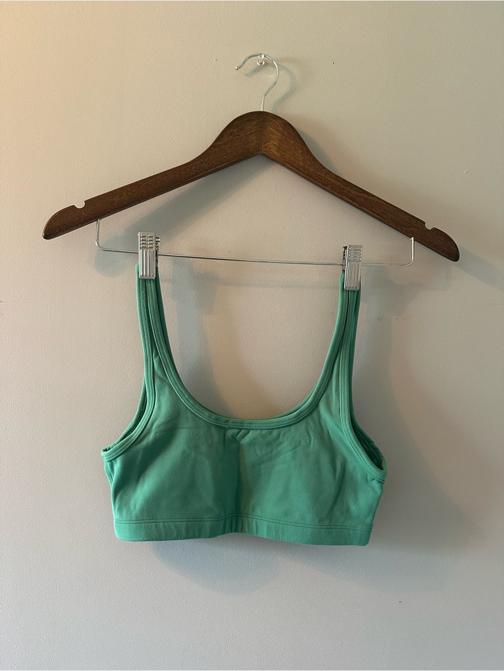 Aritzia Green Bra Top